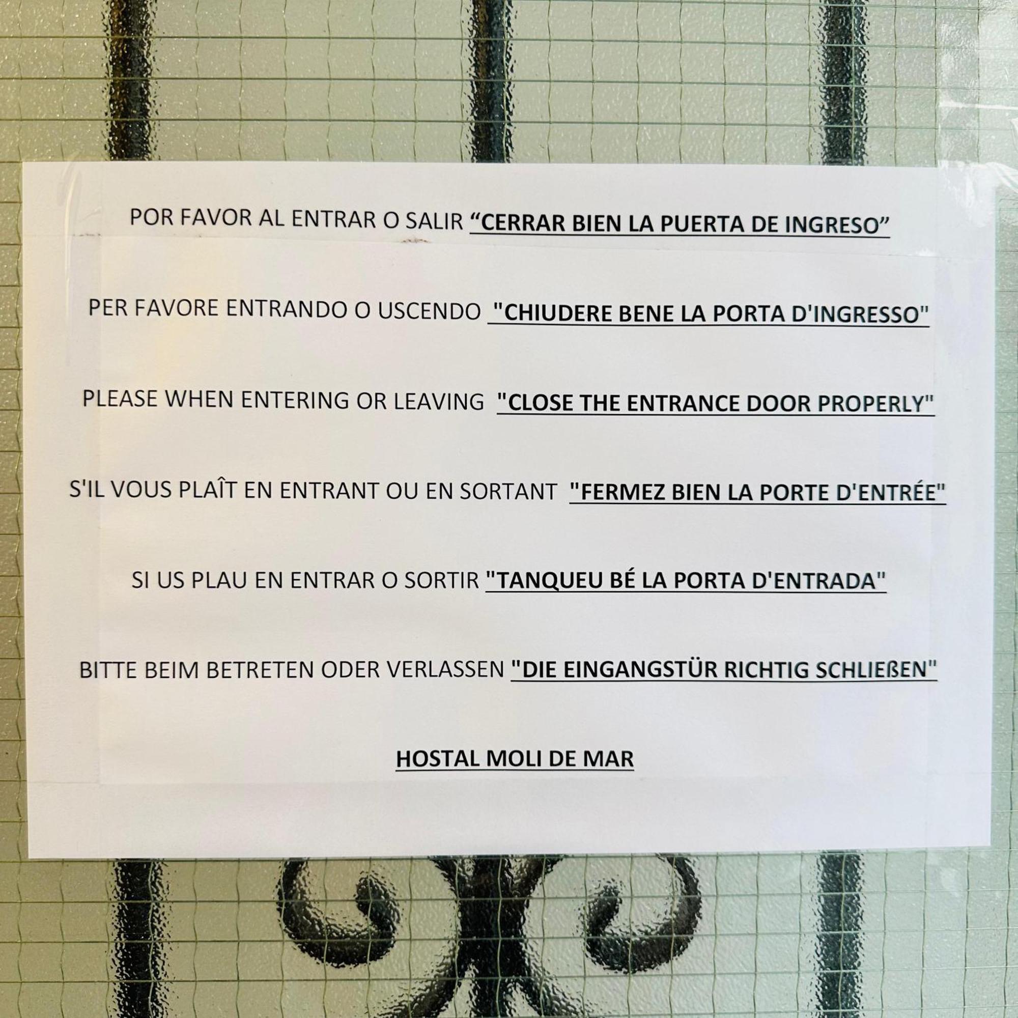 Hostal Y Apartamento Moli De Mar Lloret de Mar Eksteriør billede